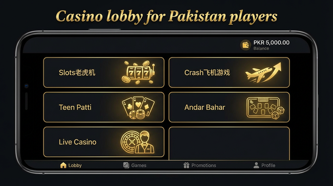 Lobby view of s777game for Pakistan users - 4